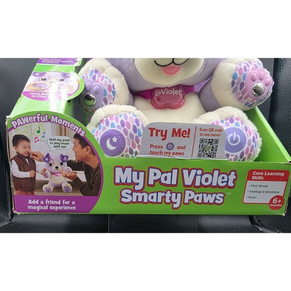 LeapFrog My Pal Violet Smarty Paws Interactive Plush Toy Light-Up Learning - Picture 3 of 12